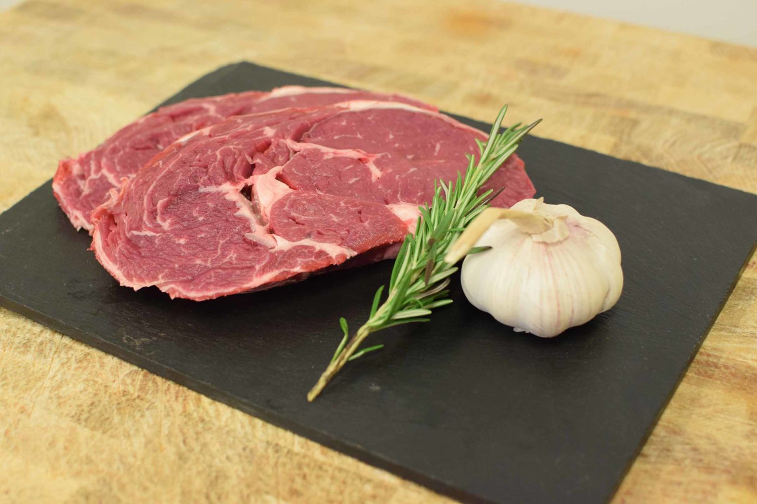 Beef Rib Eye Steak (2 x 220g steaks) - Craggies Farm Shop